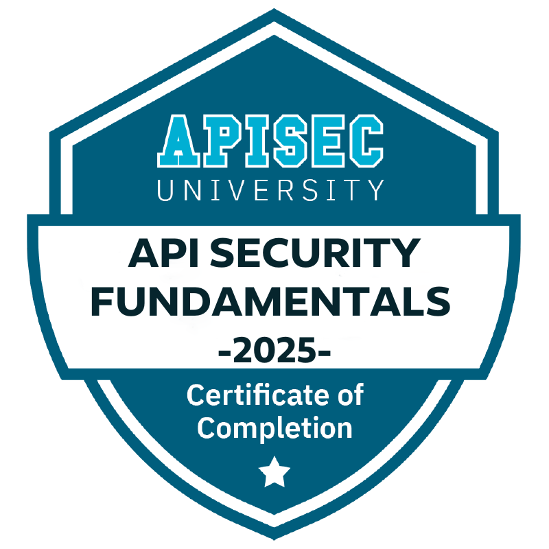 API Security Fundamentals '25 (2 hours)