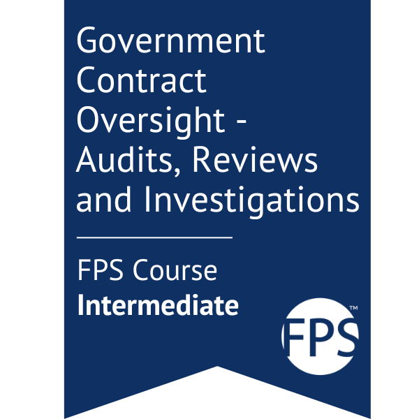 Government Contract Oversight - Audits, Reviews, and Investigations