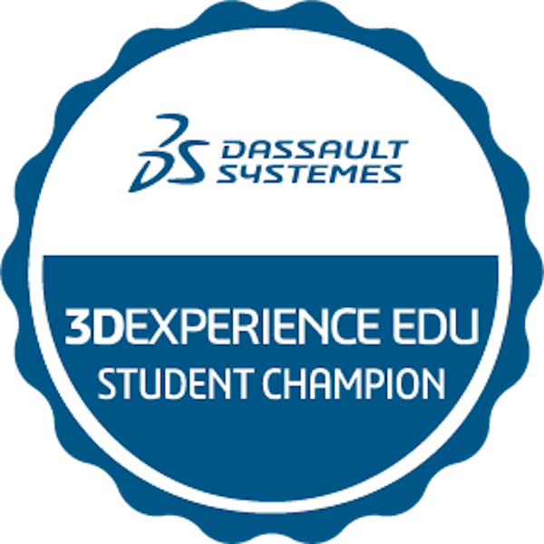 3DEXPERIENCE Edu Student Champion