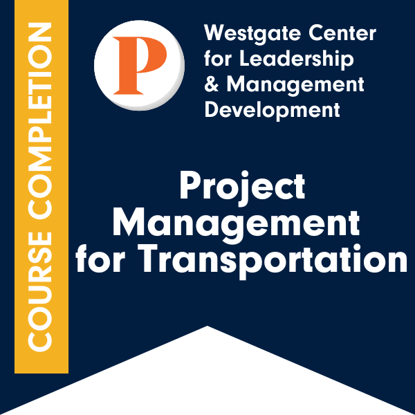 Project Management for Transportation Course