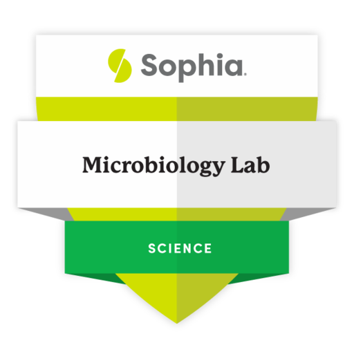 Microbiology Lab (SCIE1046) Credly