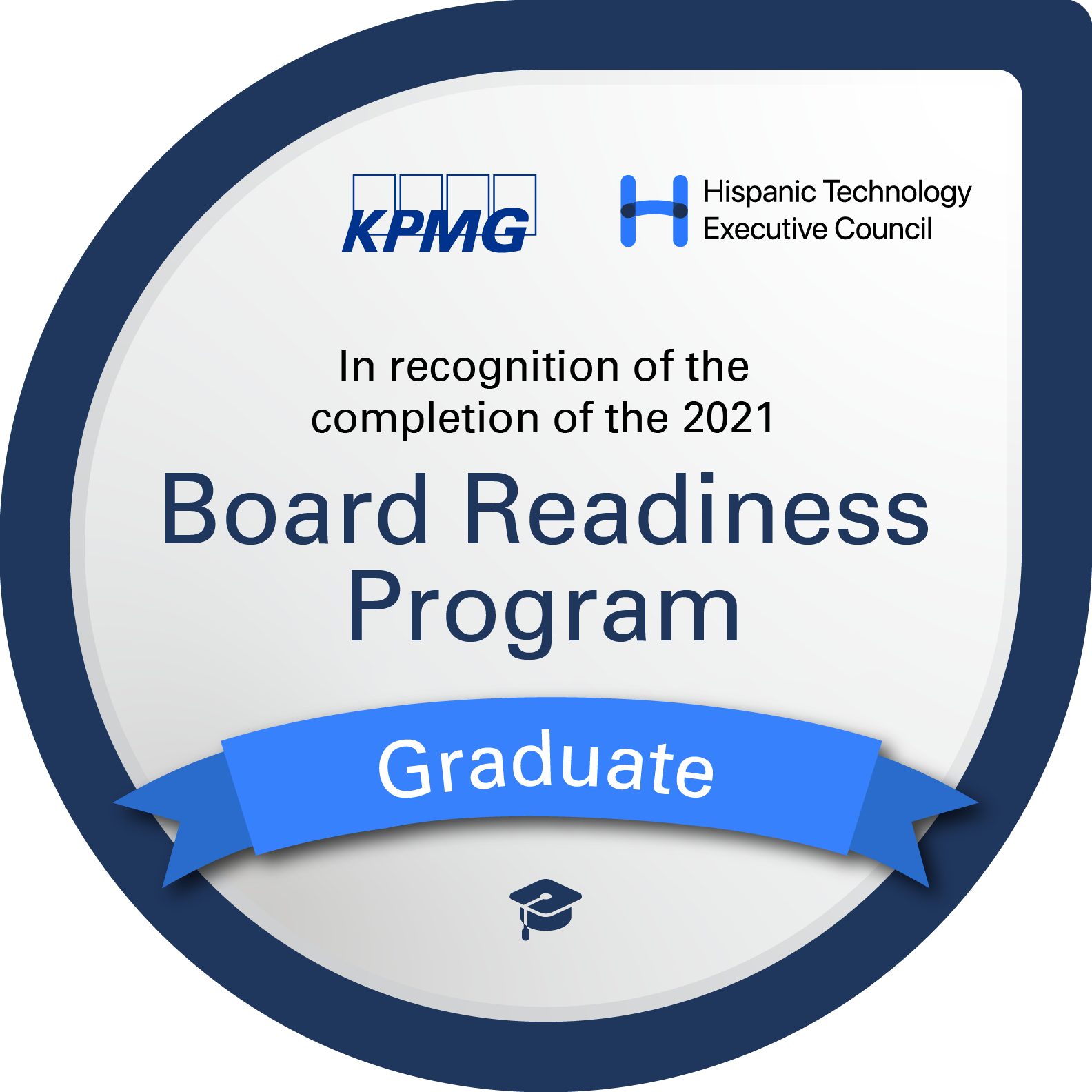 HITECKPMG Board Readiness Program Credly