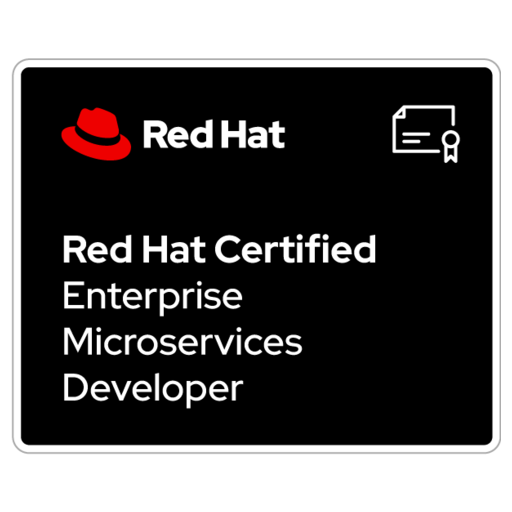 Red Hat Certified Enterprise Microservices Developer - Credly