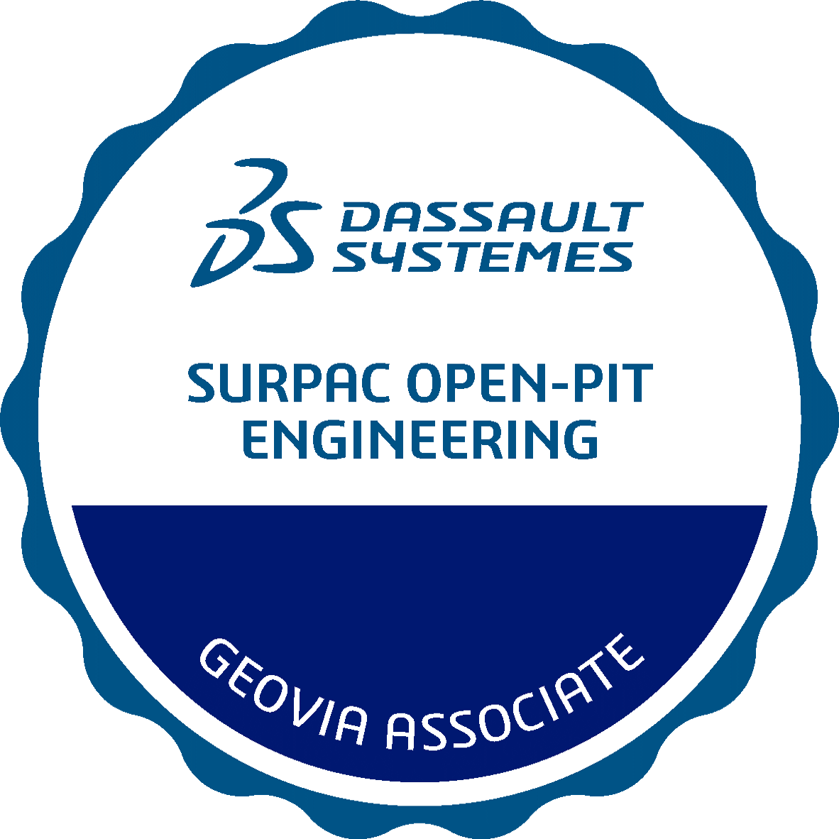 Certified GEOVIA Surpac Open-Pit Engineering - Associate