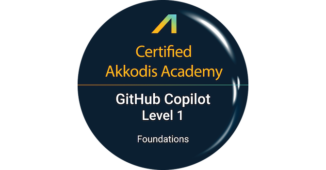 GitHub Copilot Level 1 - Foundations - Credly