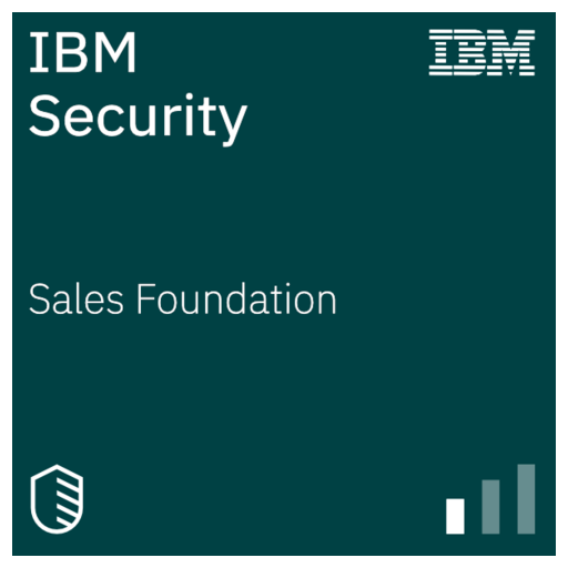 IBM Security Sales Foundation - Credly