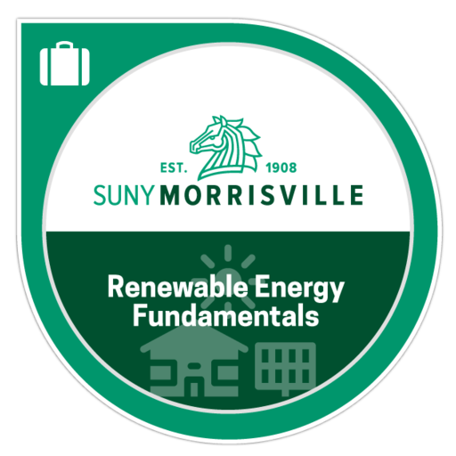Renewable Energy Fundamentals Microcredential - Credly