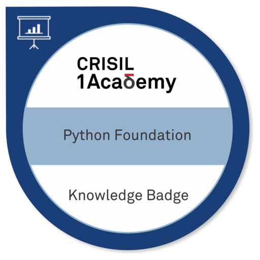 Data analytics using Python for BFSI teams: Foundation course - Credly
