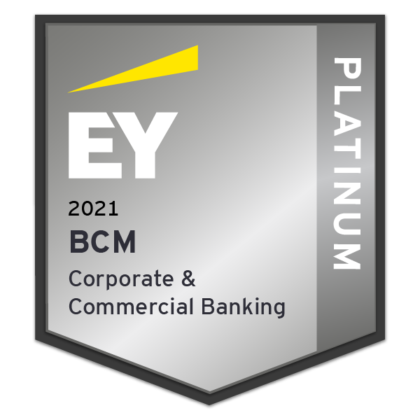 EY Banking & Capital Markets - Corporate & Commercial Banking - Platinum (2021)