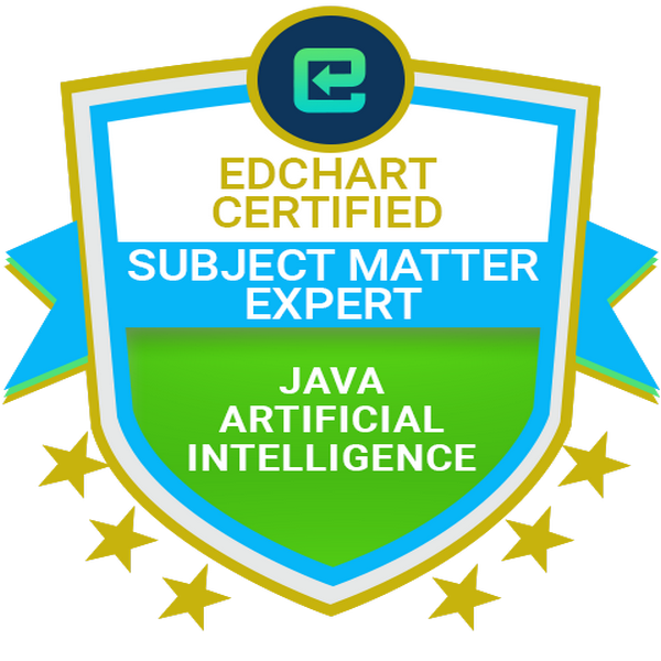 Edchart Certified Java Artificial Intelligence Subject Matter Expert
