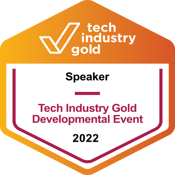 Speaker Tech Industry Gold Developmental Event 2022 Credly