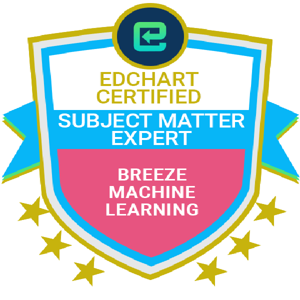 Edchart Certified Breeze Machine Learning Subject Matter Expert