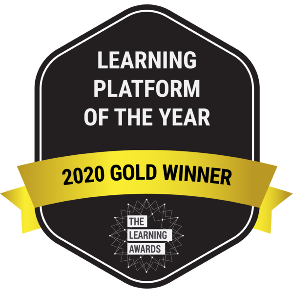 Learning Platform of the Year 2020 - Gold - Credly
