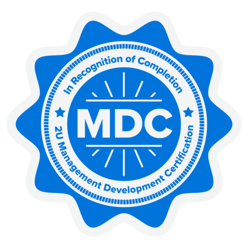 Management Development Certification (MDC) - Credly