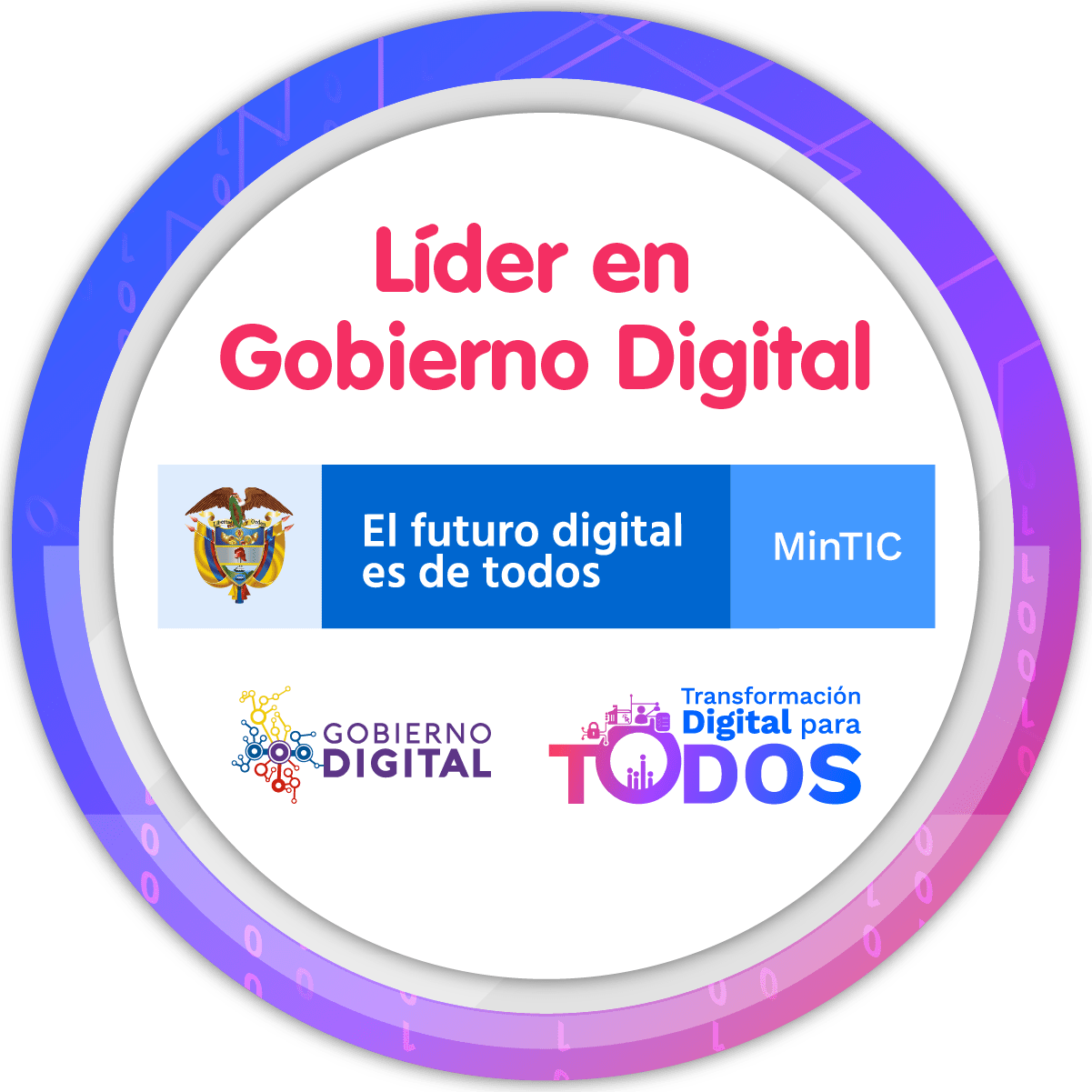 Líder en Gobierno Digital - plata