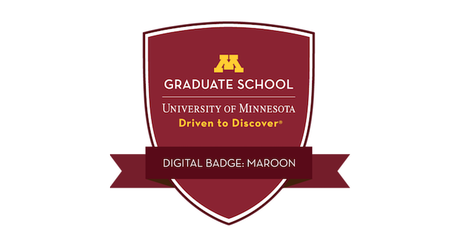 Project Management Maroon Badge - Credly