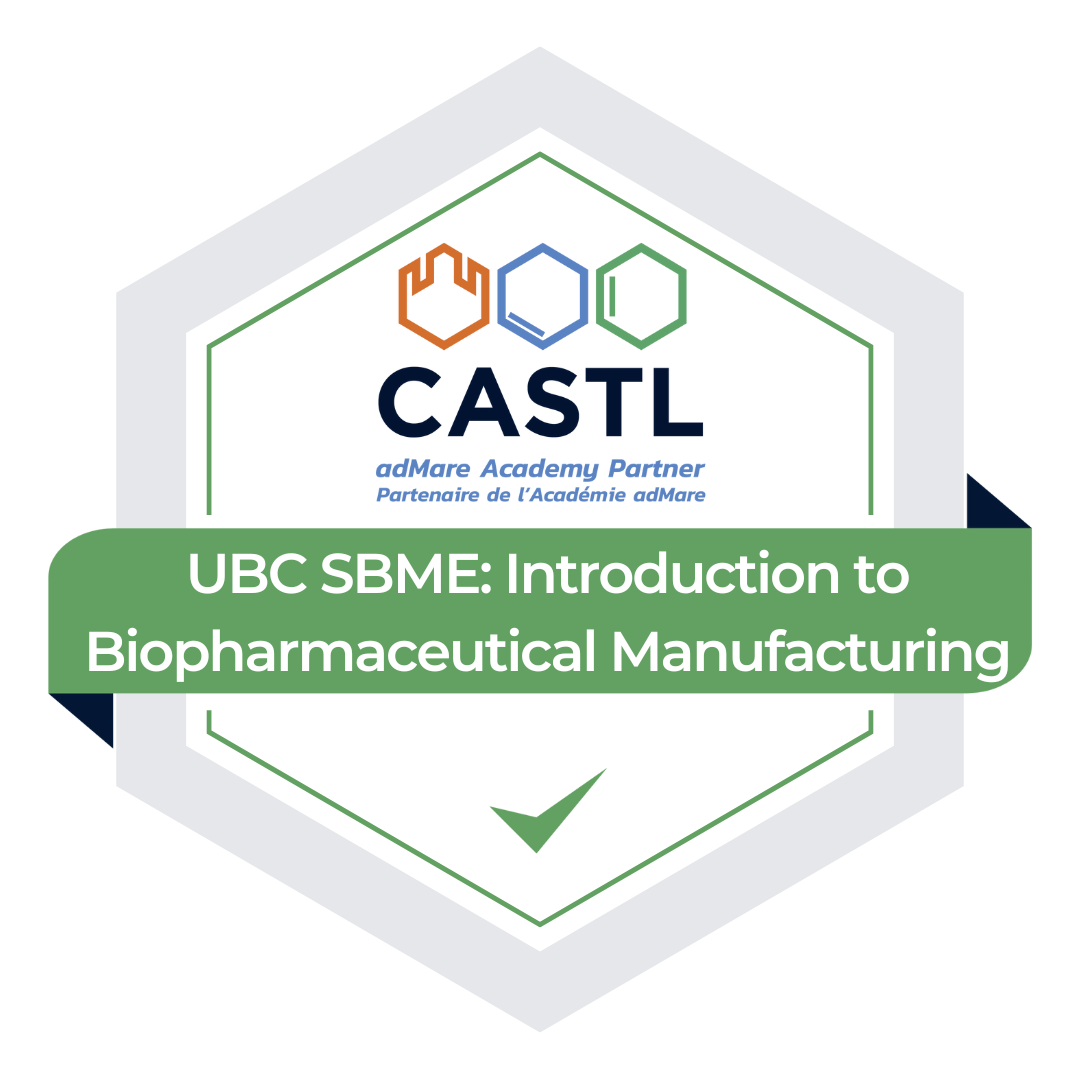 UBC SBME: Introduction to Biopharmaceutical Manufacturing