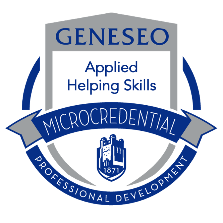 Integrative Curricular Microcredential in Applied Helping Skills