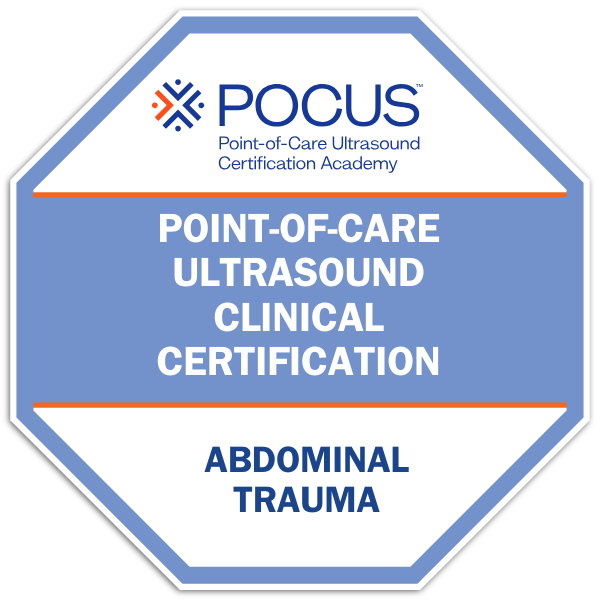 Point-of-Care Ultrasound (POCUS) Abdominal Trauma Certification