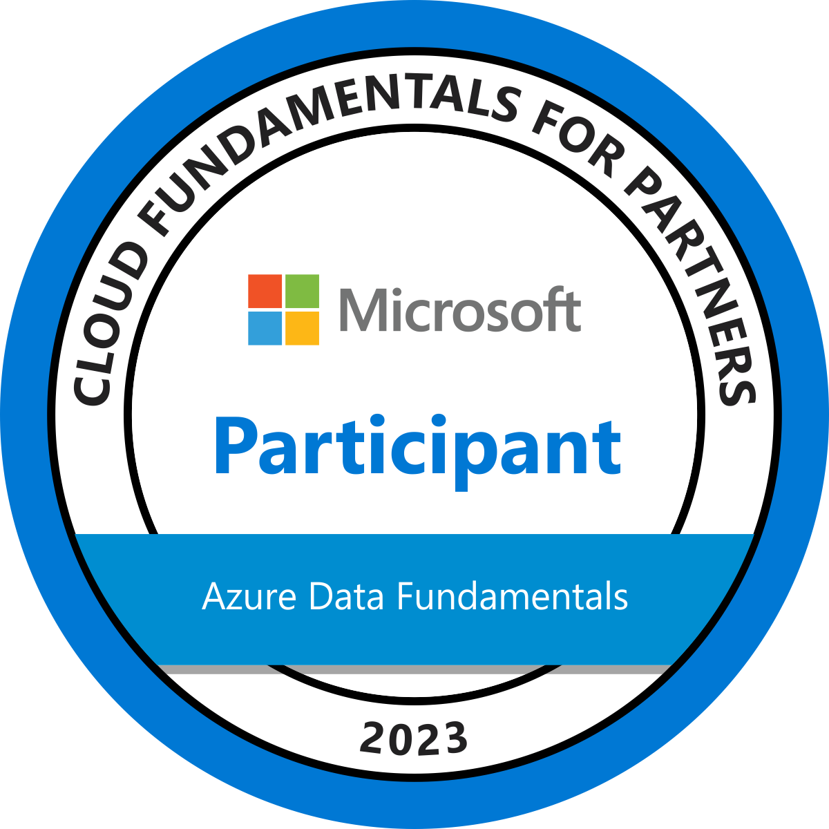 Cloud Fundamentals—Microsoft Azure Data Fundamentals 2023—Participant
