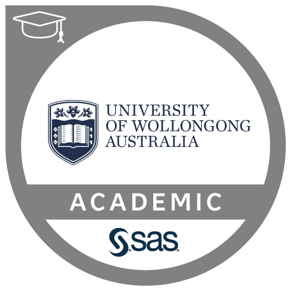 SAS – University of Wollongong Academic Specialisation in Business Analytics