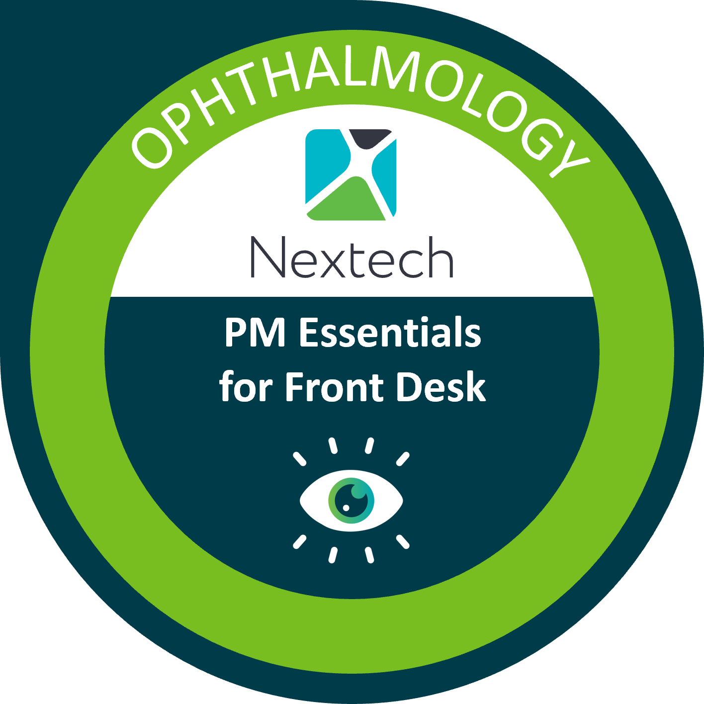 Nextech for Ophthalmology: PM Essentials for Front Desk - Credly