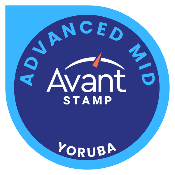 Avant Yoruba Proficiency Test in Speaking and Writing: Advanced/Mid(v.1)