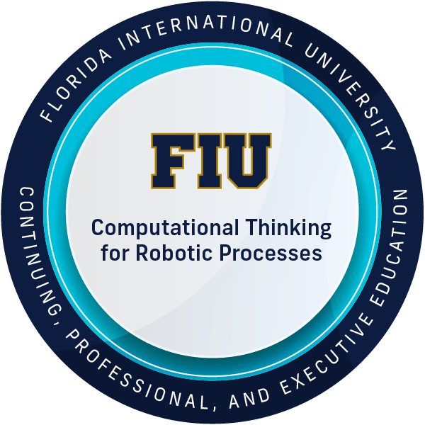 Computational Thinking for Robotic Processes