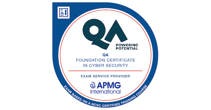 QA Foundation Certificate in Cyber Security - Credly