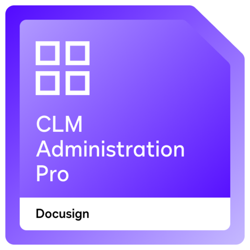 Docusign CLM Administration Pro - Credly