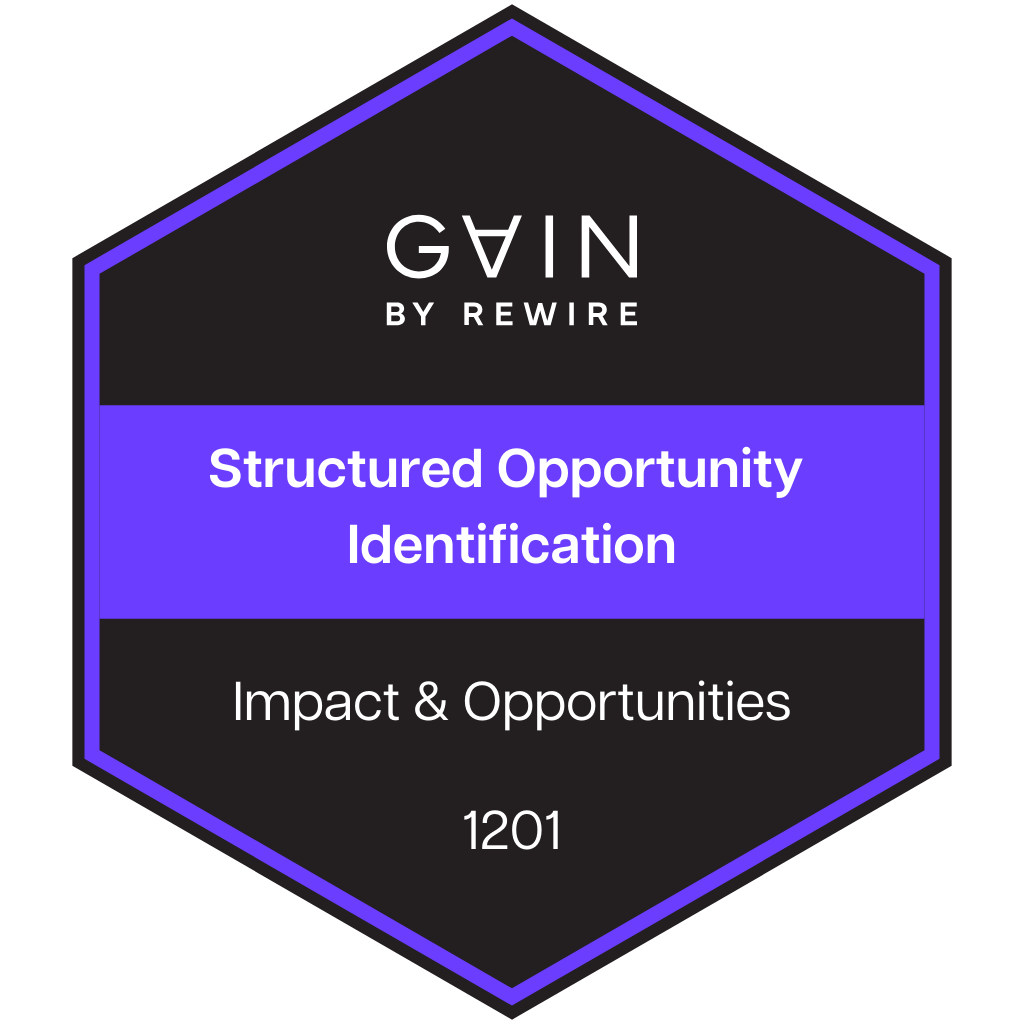 1201 – Structured Opportunity Identification