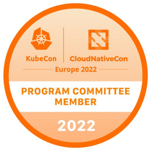 Program Committee Member: KubeCon + CloudNativeCon Europe 2022 - Credly