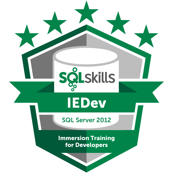 SQLskills IEDev - SQL Server 2012 - Credly