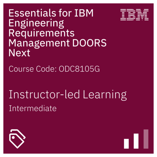 Essentials for IBM Engineering Requirements Management DOORS Next Code ODC8105G Credly