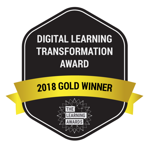 Digital Learning Transformation Award 2018 - Gold Winner