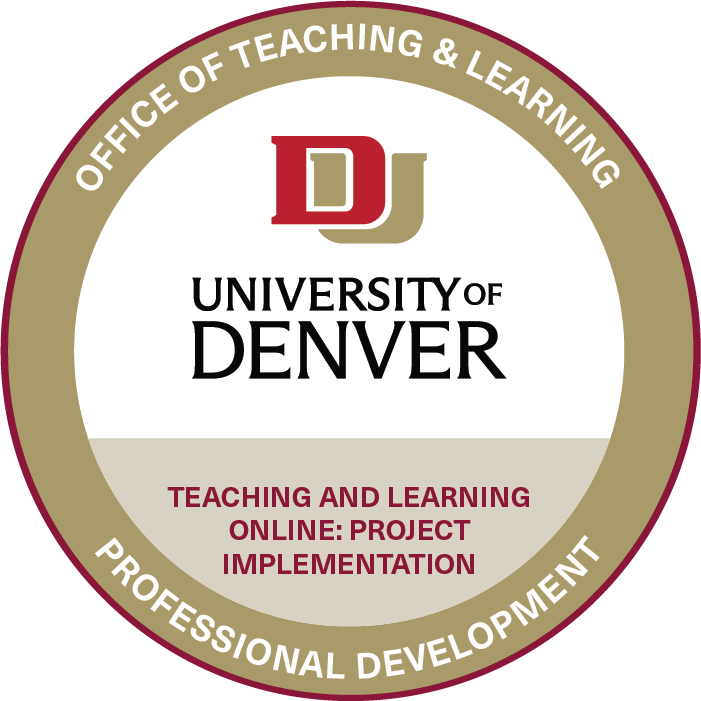 Teaching and Learning Online: Project Implementation