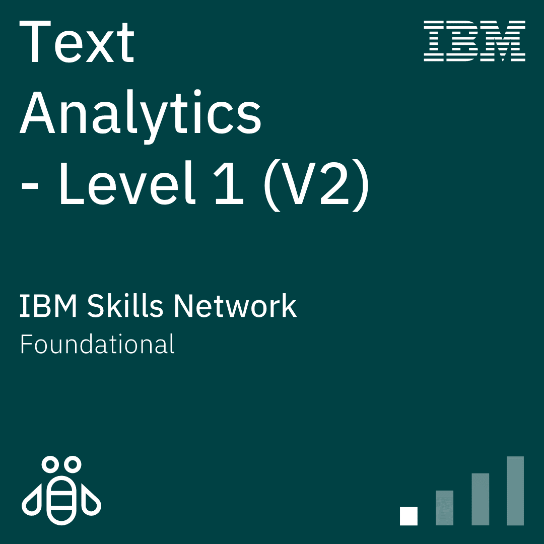 Text Analytics - Level 1 (V2)