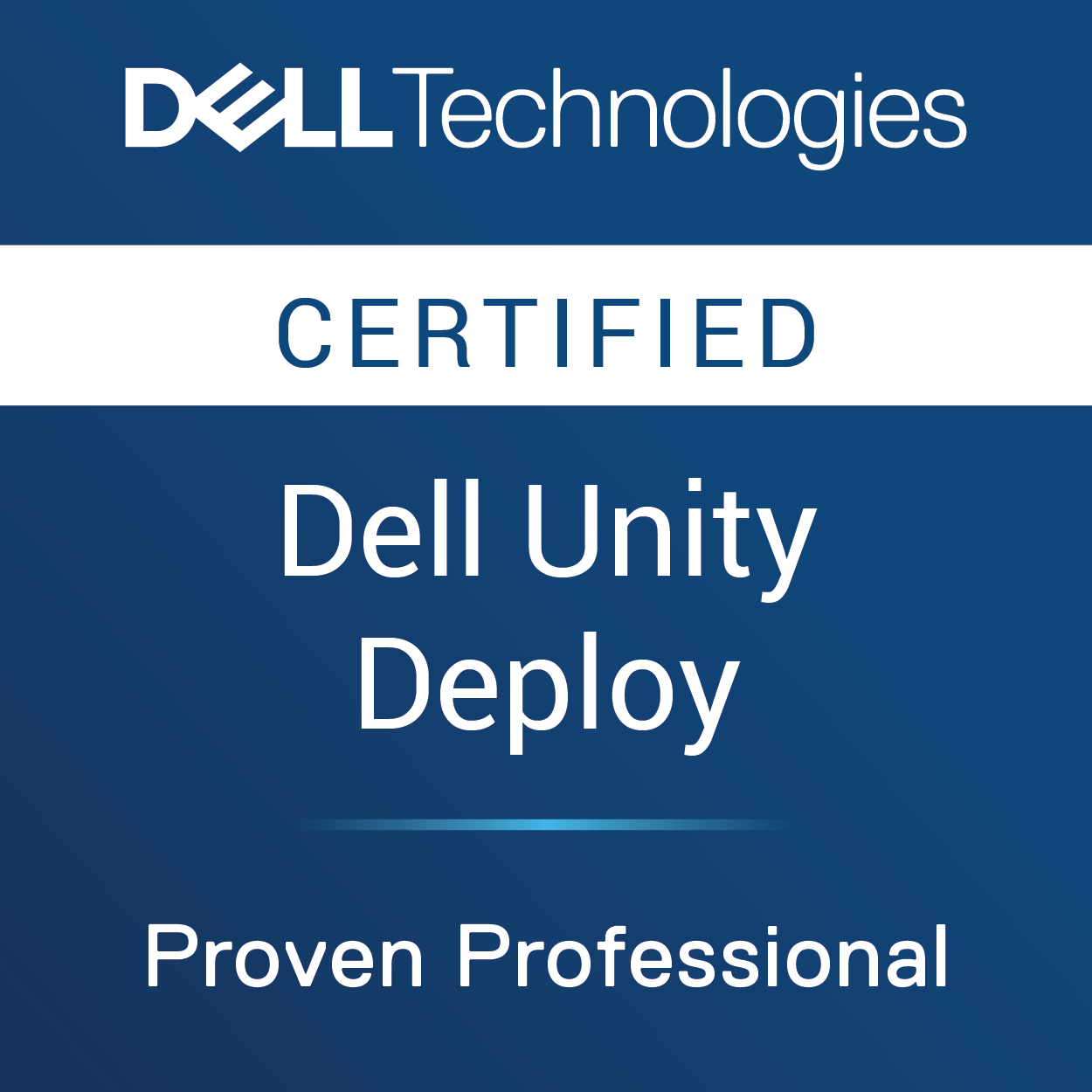Dell Unity Deploy Exam - Credly