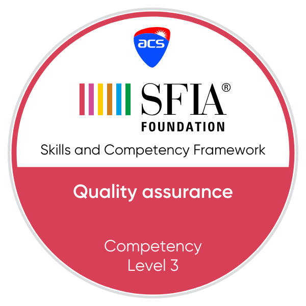 Quality assurance - Competency - Level 3