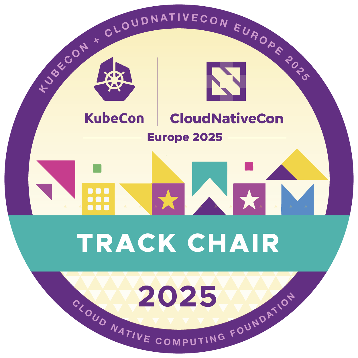 Track Chair: KubeCon + CloudNativeCon Europe 2025 badge