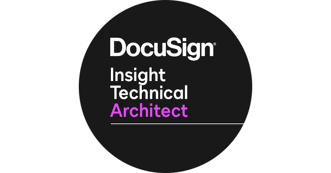 Docusign Insight Technical Architect - Credly