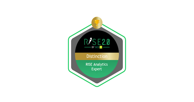 BCG RISE Analytics Expert - Credly