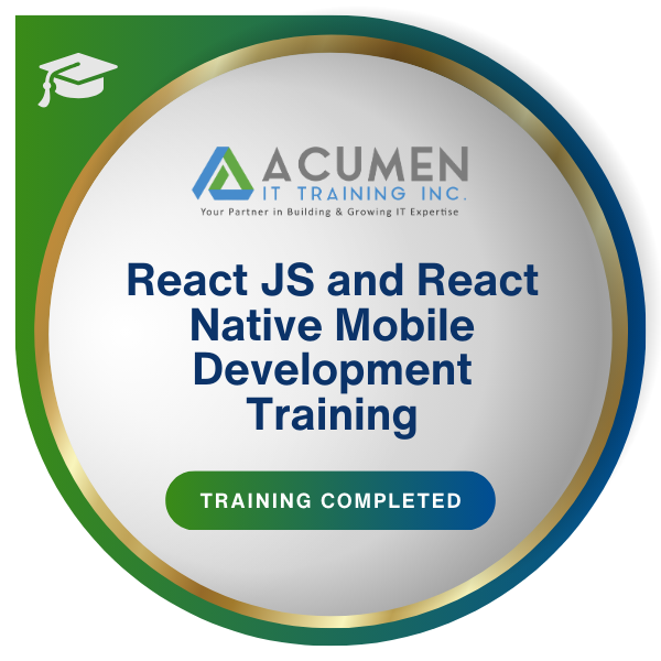 React JS and React Native Mobile Development Training