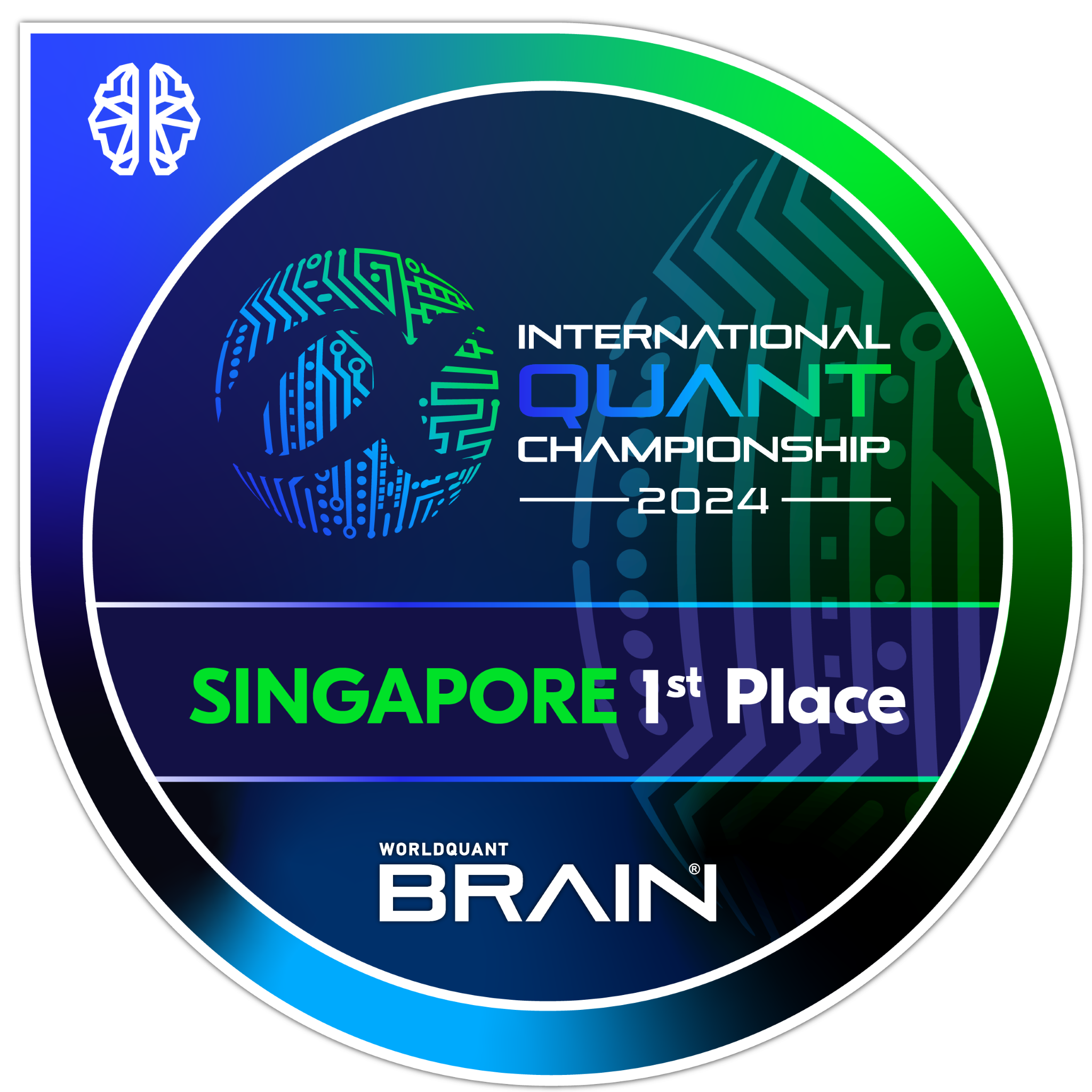 2024 WorldQuant BRAIN IQC Singapore 1st Place