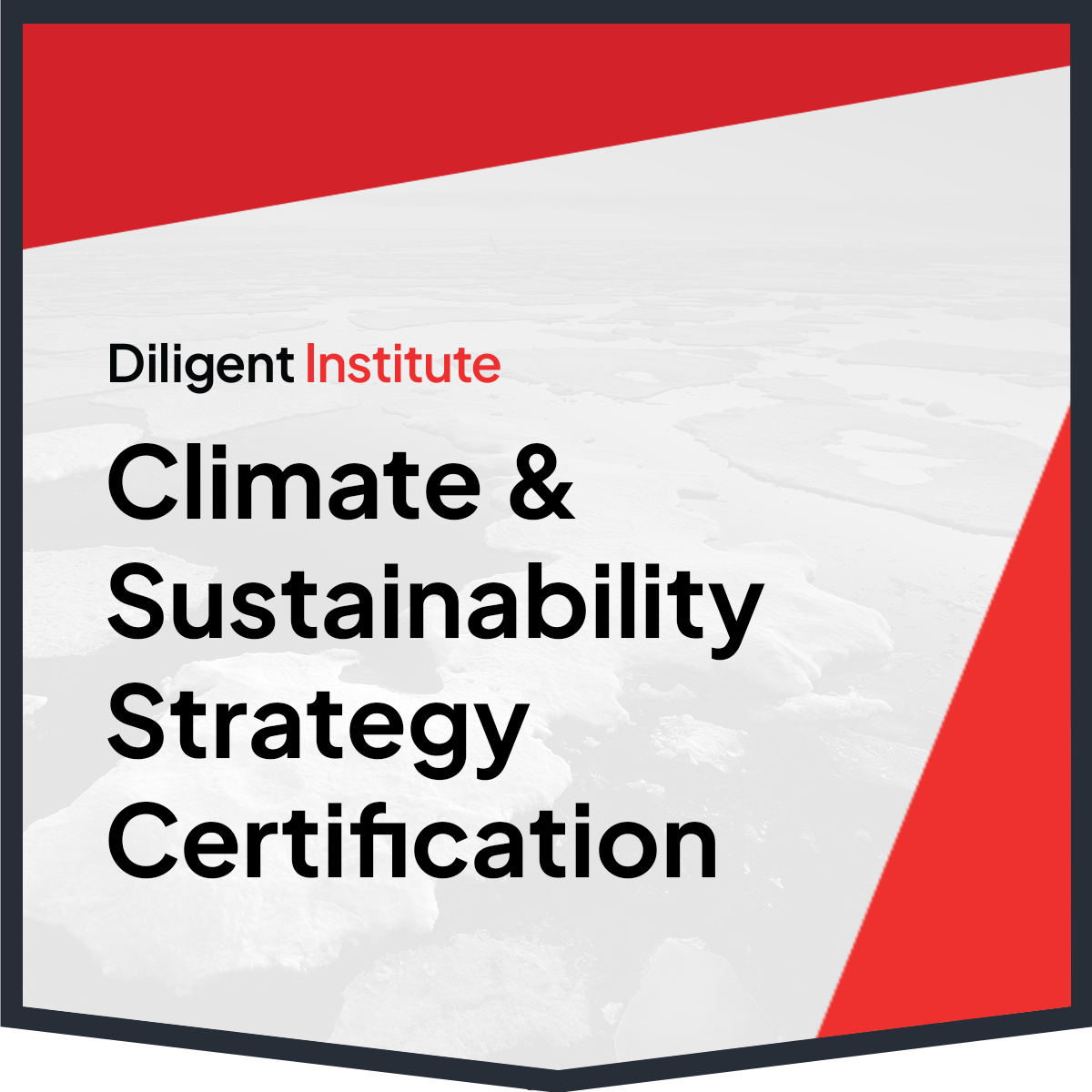 Diligent Institute Climate & Sustainability Strategy Certification