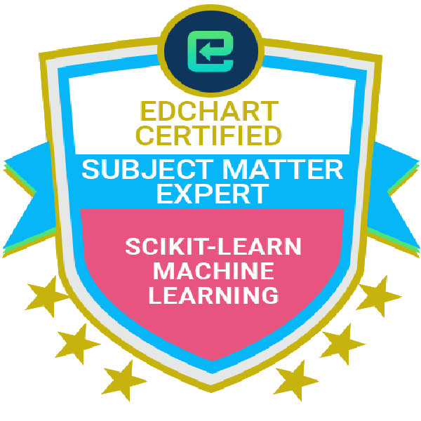Edchart Certified Scikit-Learn Machine Learning Subject Matter Expert