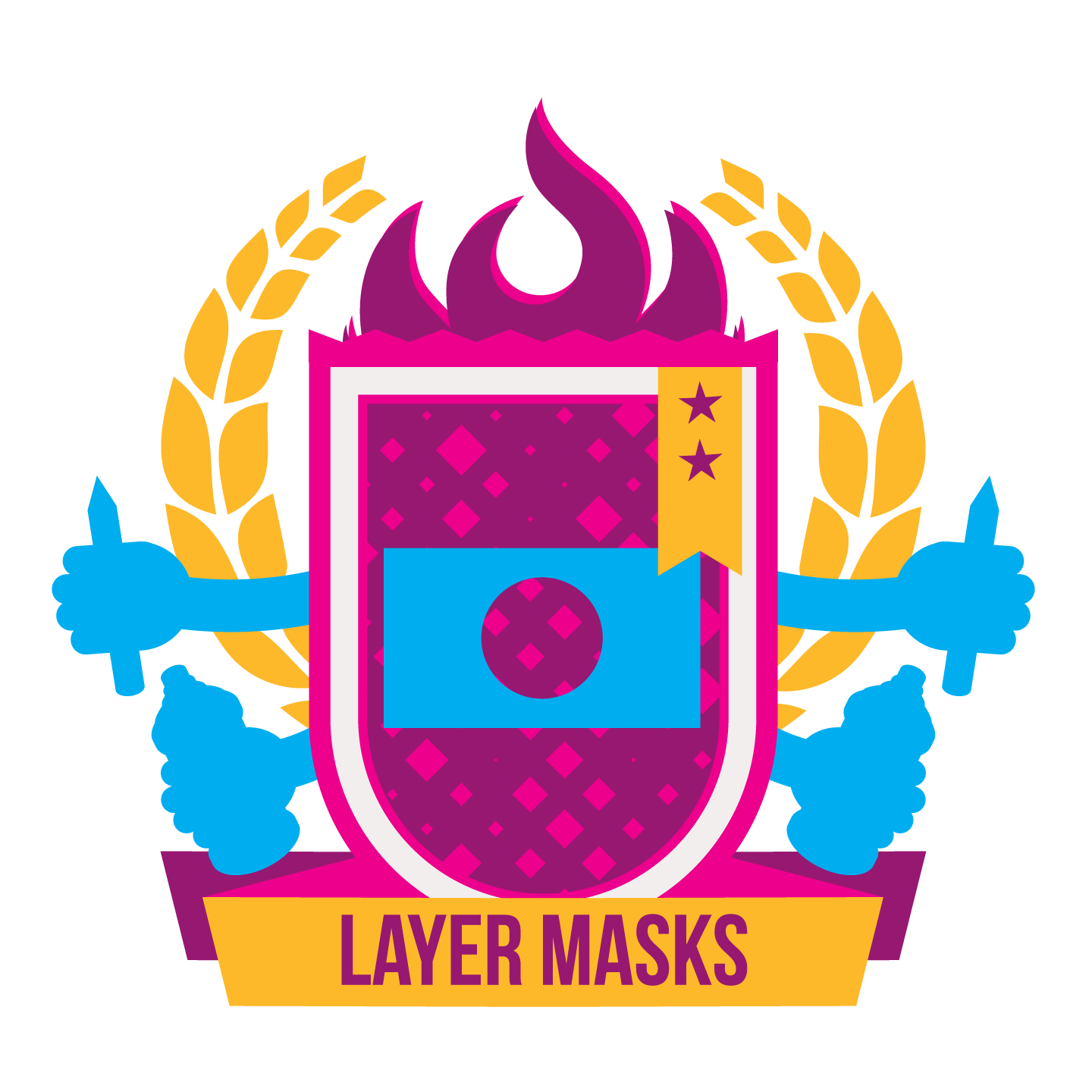 Layers Mask Level 2 Badge