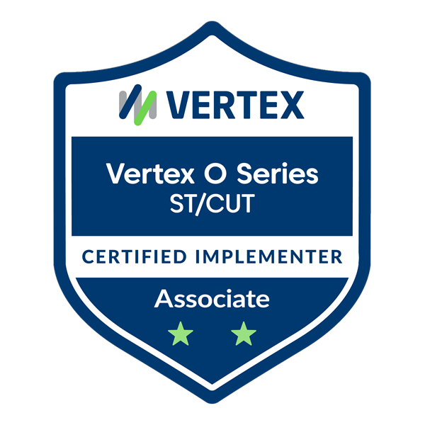 Vertex O Series for Sales and Consumer Use Tax Associate Implementer