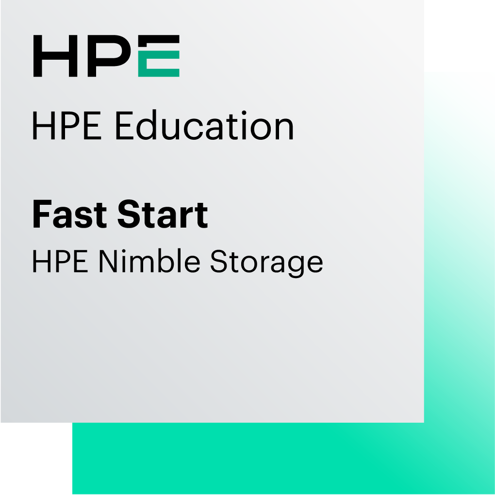 Fast Start - HPE Nimble Storage