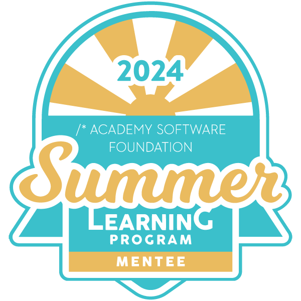Academy Software Foundation - Summer Learning Program Mentee - Cohort 2024